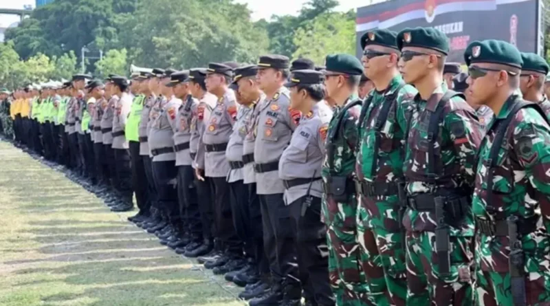 Ribuan Personel TNI-Polri Siap Amankan Pertandingan Pamungkas Timnas Indonesia
